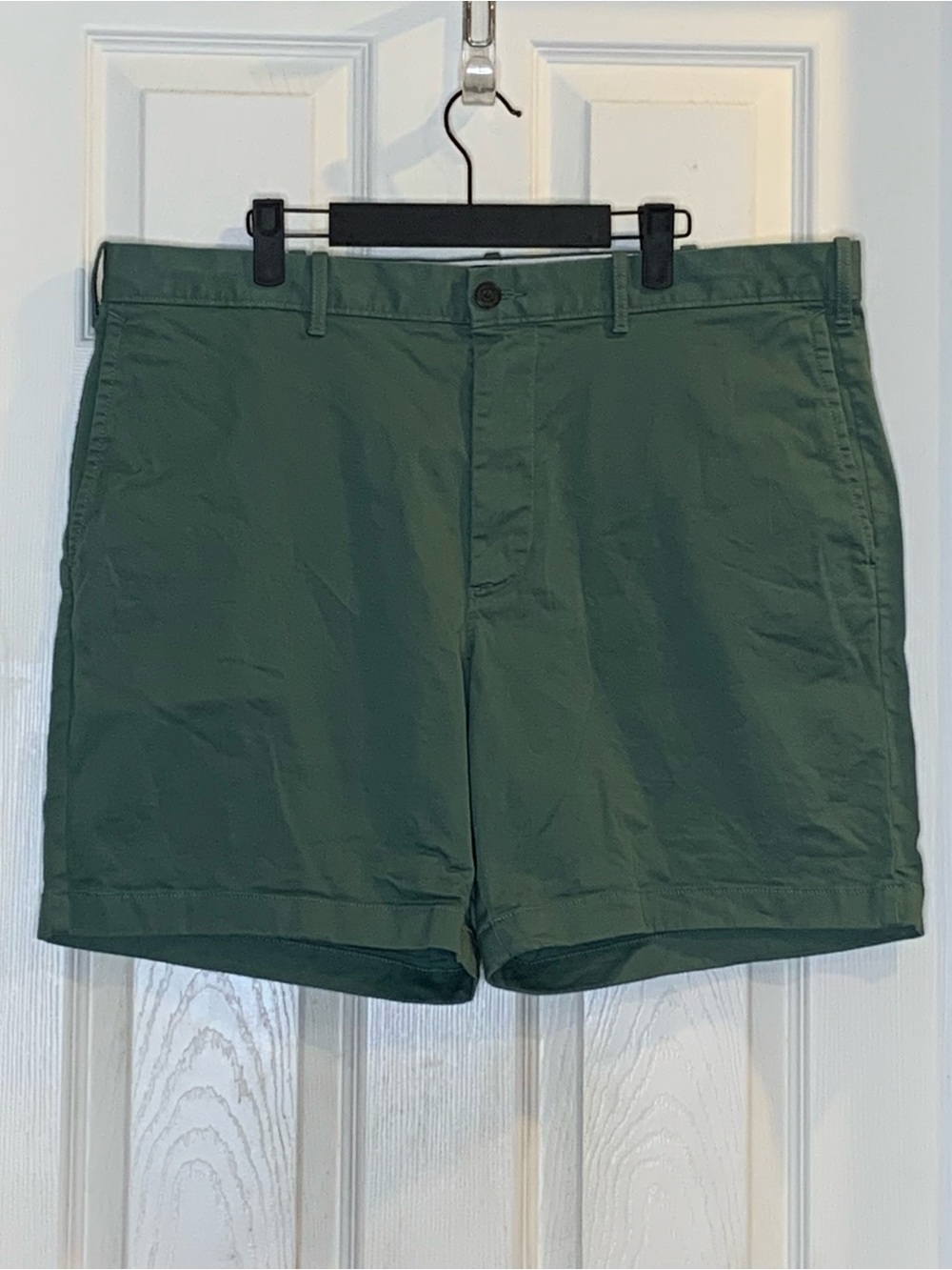 J Crew Factory Green Khaki Shorts Size 38